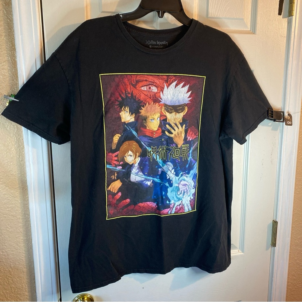 Jujutsu Kaisen Mens XL EXTRA LARGE 46/48 Crunchroll T-Shirt Graphic Tee Summer
